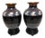Vintage Asian Cloisonne Vases - A Pair For Sale