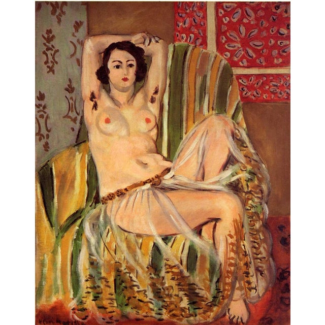 Artist: Henri Matisse Country: France Title: Odalisque with raised arms Medium: Giclee on watercolor paper Marks: Ltd...