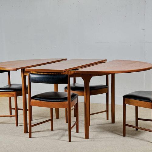 Mid-Century Dunvegan Extendable Dining Table and Chairs in Teak from McIntosh, 1960s, Set of 5 For Sale - Image 18 of 18