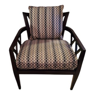 Barbara Barry for Baker Furniture Double X-Back Chair For Sale