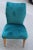 Set of Italian Petrol Green Velvet Lounge Chairs, 1950s For Sale - Image 4 of 9