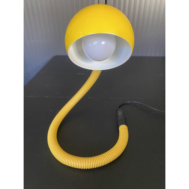 Vintage Pop Yellow Hebi Lamp by Isao Hosoe for Valenti, 1970s For Sale - Image 18 of 18