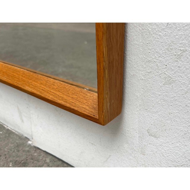 Mid-Century Modern Danish Teak Wall Mirror, 1960s For Sale - Image 9 of 18