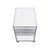 We are offering a beautiful white USM Haller mobile pedestal for sale. This office cabinet fits perfectly under a desk...