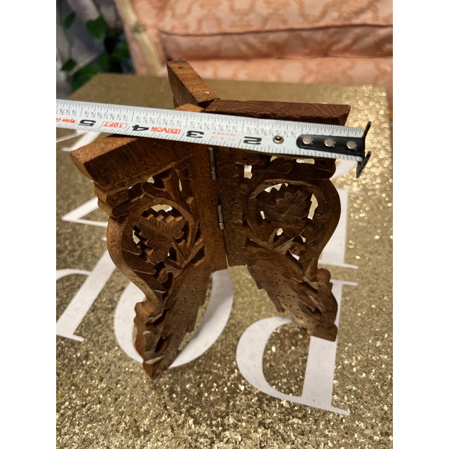 Vintage Wooden Hand Carved Center Piece Decor For Sale In Atlanta - Image 6 of 11