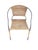 Wood Mid 20th Century Mid Century in the Style of Salterini Stackable Weaved Rattan Wrought Iron Chairs, Set of Four For Sale - Image 7 of 12