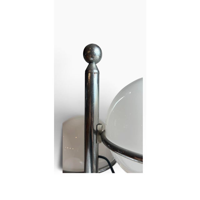 Glass Gino Sarfatti Attributed Italian Floor Lamp, Circa 1960s For Sale - Image 7 of 11
