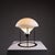 Black Table Lamp in Opaline Glass and Metal, 1970 For Sale - Image 8 of 8