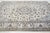 1950s 8x12 Vintage Rug – Hand-Knotted Wool Medallion Area Rug (Ivory & Blue) For Sale - Image 5 of 8