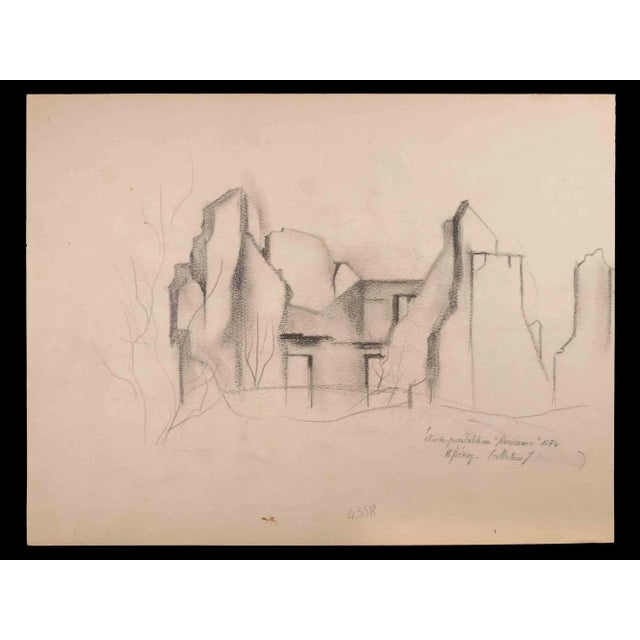 Landscape is an Original Pastel and Watercolour realized by Myriam Bering in 1969. The artwork is in good condition on a...