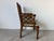 Vintage Chinese Chippendale Style Open Lattice Armchair For Sale - Image 4 of 12