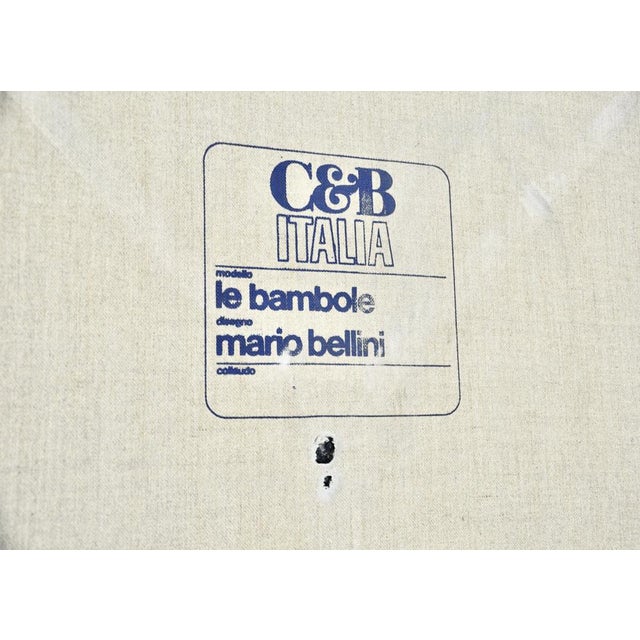 Le Bambole Lounge Chair by Mario Bellini for C&B Italia, 1970s For Sale - Image 10 of 11