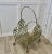 Olive 19th Century French Wirework Log Carrier Basket For Sale - Image 8 of 9