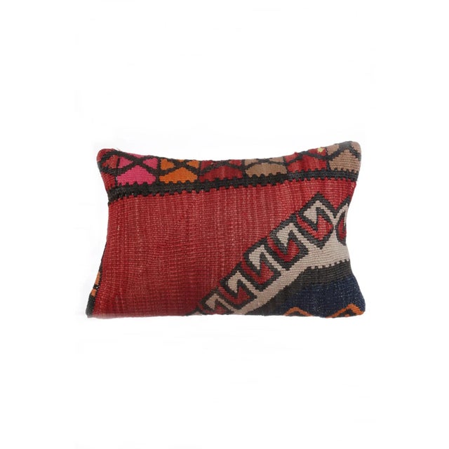 Handmade Kilim Pillow Cover For Sale - Image 4 of 4