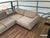 1990s Ligne Roset Styled Sectional Modern Sofa With Chrome Base For Sale - Image 5 of 13