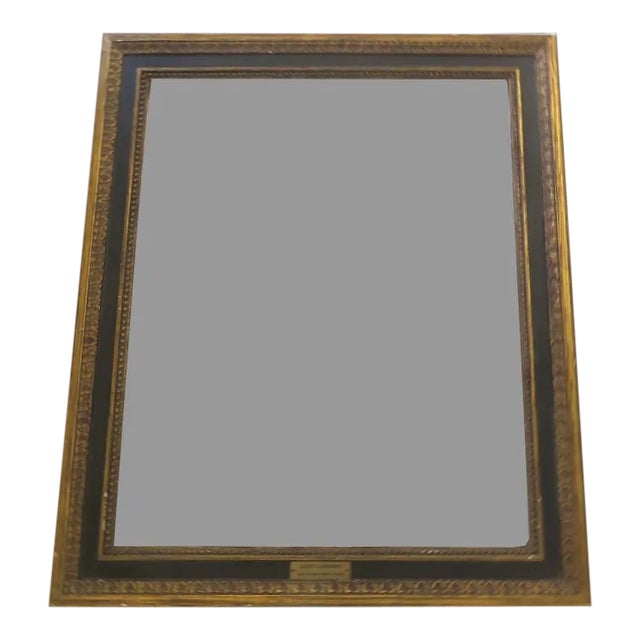 Vintage Gilt and Black Painted Picture Frame Chairish