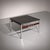 1970s Coffee Table in Slate, Chrome and Wood, Denmark, 1970 For Sale - Image 5 of 11
