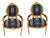 French Louis XVI I Gilt Armchairs, Set of 2 For Sale