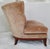 C2000 Donghia "Geneva" Collection Walnut Framed Club Chairs With Donghia Linen Velvet Textile -Pair For Sale - Image 11 of 16