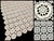 This is an elegant ivory crochet lace textile featuring a beautiful repeating pattern of circular floral medallions. Each...