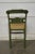 Hitchcock Hitchcock Green Painted George Washington Mount Vernon Cane Seat Side Chair For Sale - Image 4 of 13