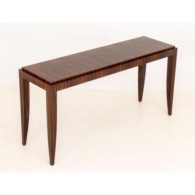Todd Hase "Gene" Macassar Console Table For Sale - Image 9 of 11