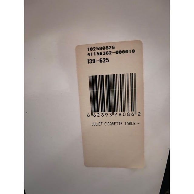 Early 21st Century Blue Mirror Cigarette Tables by The Century, Set of 2 For Sale - Image 5 of 7