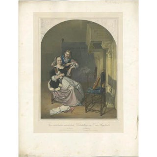 Interrupted Music Lesson, 1840, Paper For Sale