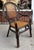 Chinese Antique Chinese Bamboo Wicker Armchairs - 1 of 2 For Sale - Image 3 of 6