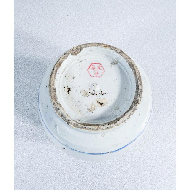 Painted and Glazed Ceramic Vase For Sale - Image 5 of 8