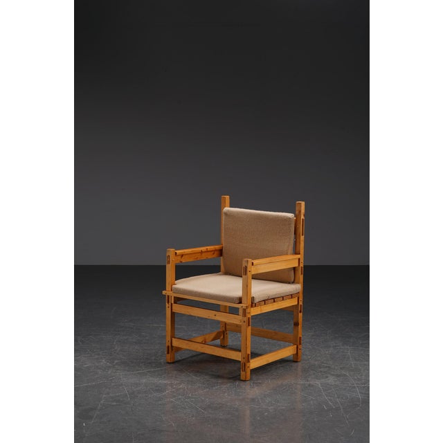 Architectural Armchair by Georg Küttlinger, 1960s For Sale - Image 4 of 18