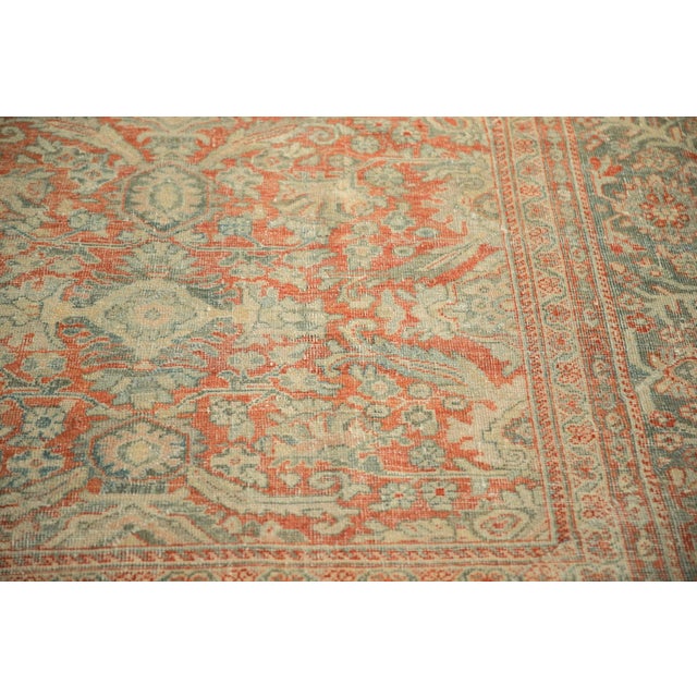 Vintage Distressed Mahal Carpet - 10'3" x 13'11" For Sale In New York - Image 6 of 10
