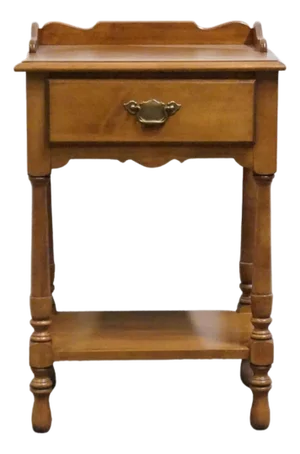 Tell City Young Republic Solid Hard Rock Maple Colonial Early American 19" Nightstand