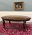 Antique English Butterfly Leaf Oval Carved Dining Table 118" Tiger Oak C1920-30s For Sale - Image 17 of 17