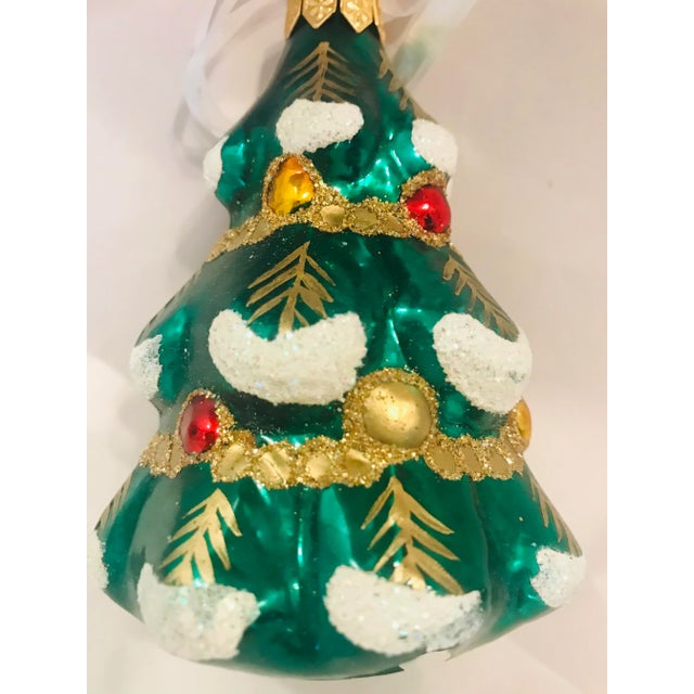 Traditional Christmas Ornaments Tree Vintage Glass Ornament For Sale - Image 3 of 4