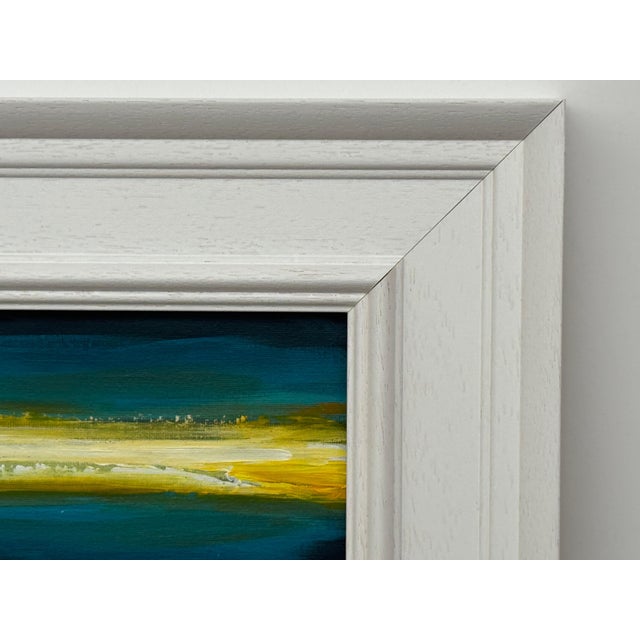 Golden Horizon - Miniature Abstract Landscape Art Study by Contemporary Artist, 2025 For Sale - Image 13 of 14
