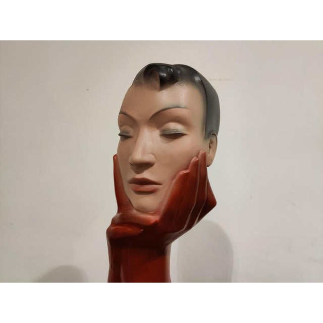 Sculpture Materials Vintage French Advertising Statue from Christian Dior, 1960s For Sale - Image 7 of 9