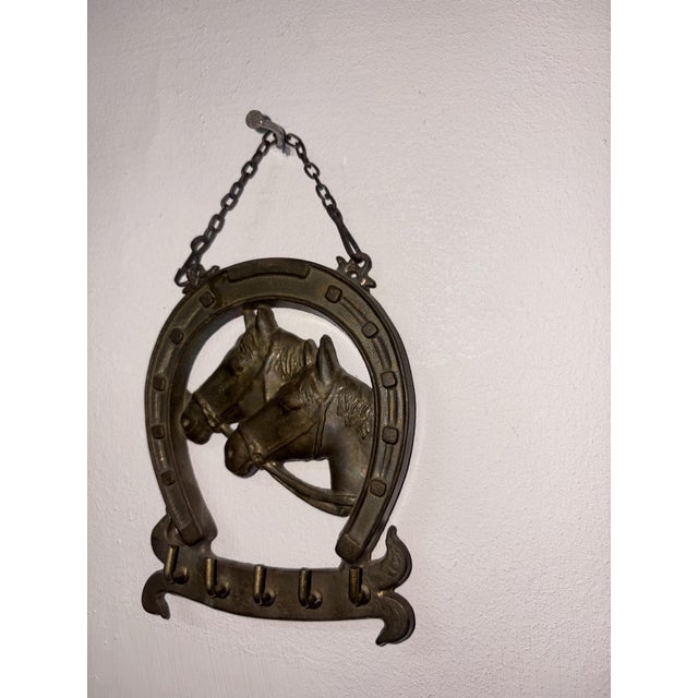 1950s Vintage Brass Key Ring, 1950s For Sale - Image 5 of 6