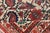 Antique Persian Fine Mission Malayer Rug in Ivory, Red, Blue, Brown 4'2"x6'1" For Sale - Image 9 of 10