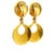 Metal Vintage Ilias Lalaounis 18k Gold Ancient Revival Drop Earrings, Greece, A Pair For Sale - Image 7 of 13