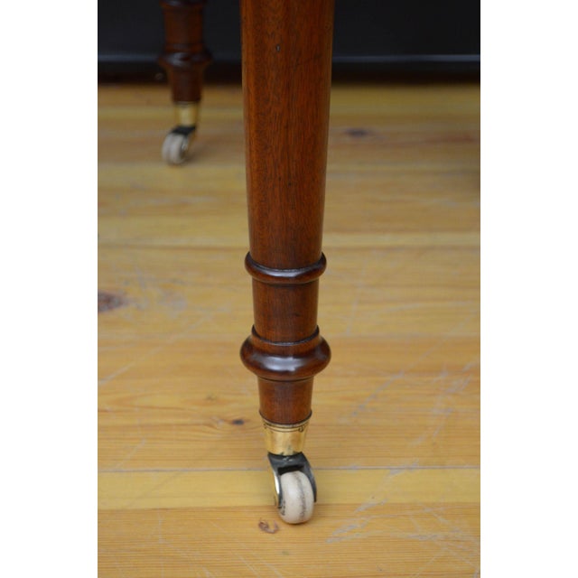 Victorian Drop Leaf Table in Mahogany from Heal & Son For Sale - Image 10 of 12