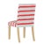 Contemporary Megan Dining Chair in Mint Brush Stripe For Sale - Image 3 of 7
