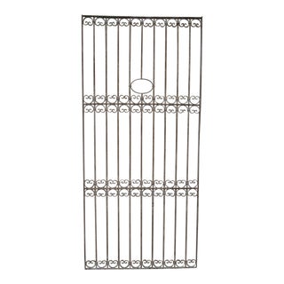 Antique Victorian Iron Gate For Sale