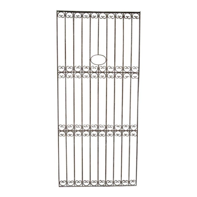 Antique Victorian Iron Gate For Sale