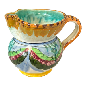 Vintage Italian Hand-Painted Creamer Pitcher