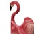 1950s Mid-Century 11" Tall Open Wing Pink Flamingo Ceramic Tabletop Statue, Pair For Sale - Image 14 of 18
