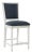 Counter Stool in Navy & Distressed White - a Pair For Sale In Philadelphia - Image 6 of 10