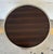 Original retail $1375, stylish Pearson Modern Zebra Wood and Satin Nickel Drinks Table, showroom floor sample