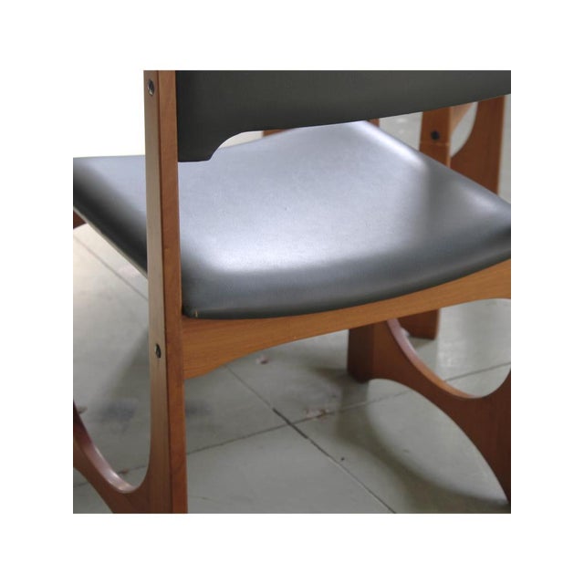 Brown Grey Chairs, 1960s, Set of 2 For Sale - Image 8 of 13