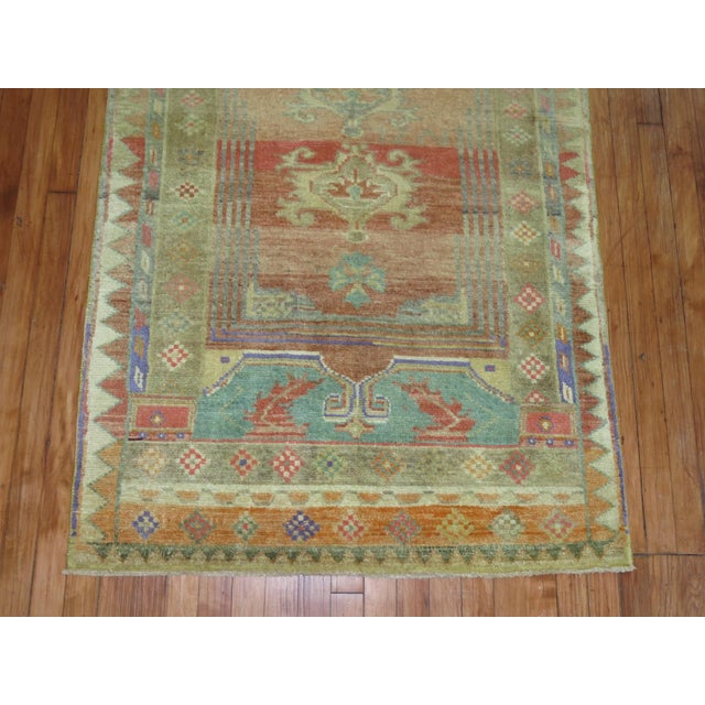 Turkish Early 20th Century Anatolian Turkish Runner - 3'4" x 8'9" For Sale - Image 3 of 7